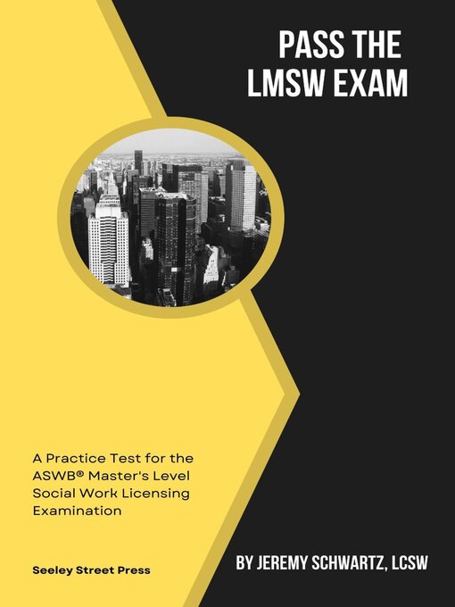 Cover image for Pass the LMSW Exam